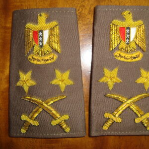 Shoulder Straps for 3-star Iraqi General Early Sadam Era