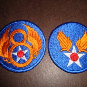 USAAF WW2 Eight Air Force Patch AND US Army Air Force COMBO