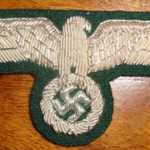 German Army Breast Eagle-Officer Deluxe version-hand-embroidered